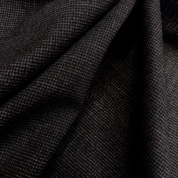 Micro-Check Elastic, schwarz/anthrazit – Bild 2