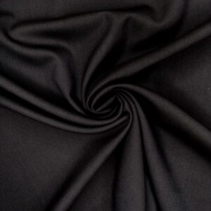 Micro-Piqué Elastic, schwarz
