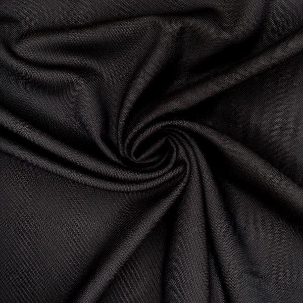 Micro-Piqué Elastic, schwarz