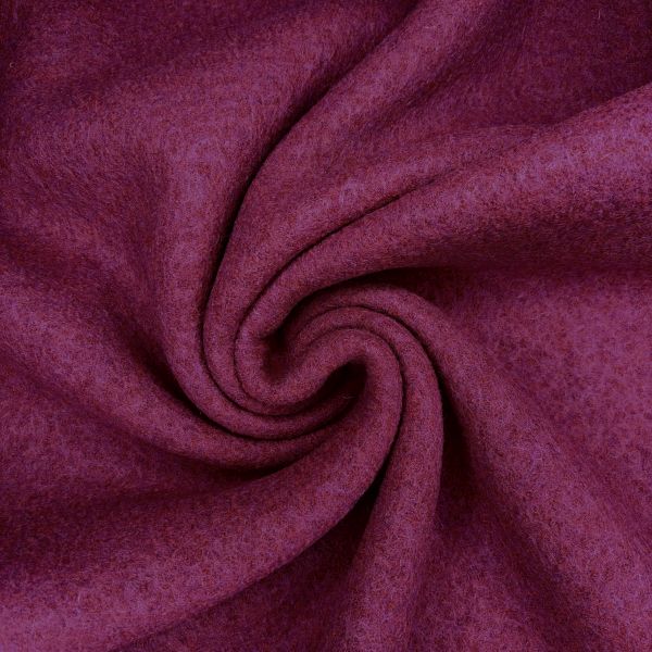 Walkloden, fuchsia meliert 140 cm breit