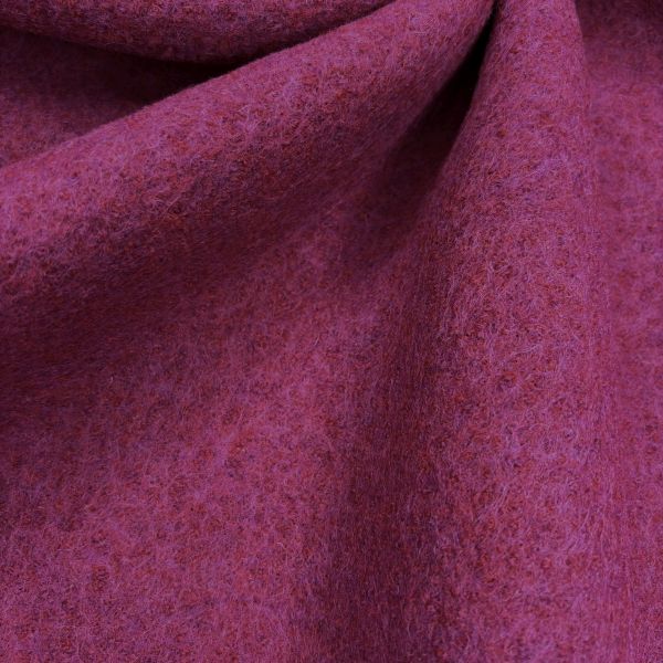 Walkloden, fuchsia meliert 140 cm breit – Bild 2